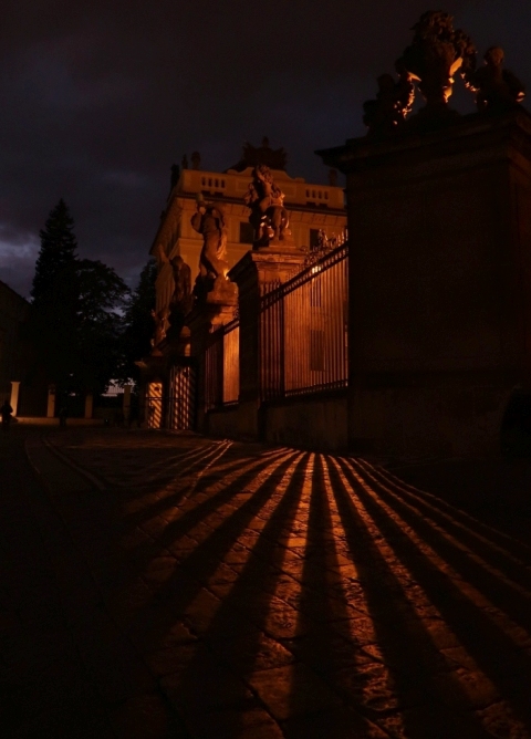 Gate of Prague Castle, Czech Republic.